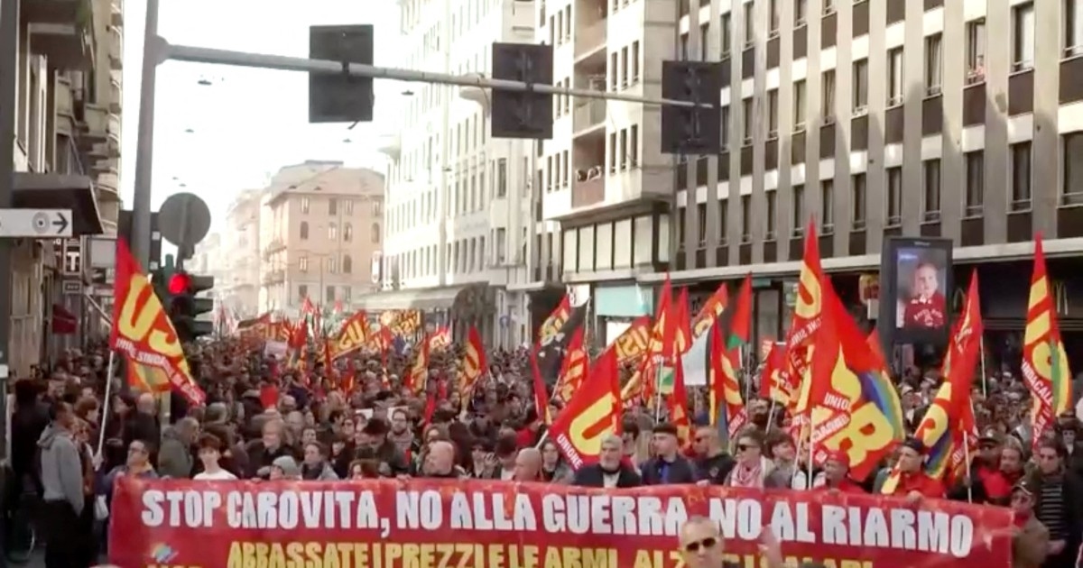 Italia Diguncang Demonstrasi Massal, Pengunjuk Rasa Tuntut Kenaikan Upah dan Tingginya Biaya Hidup 