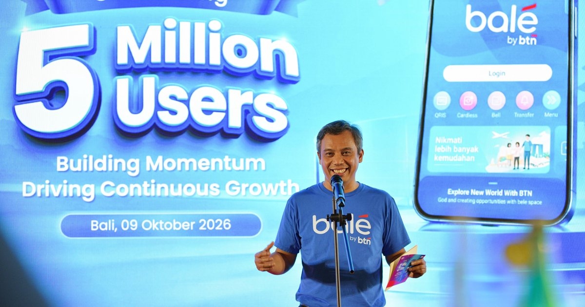 Balé by BTN Tembus 5 Juta Pengguna, Transaksi Digital Melonjak 46 Persen