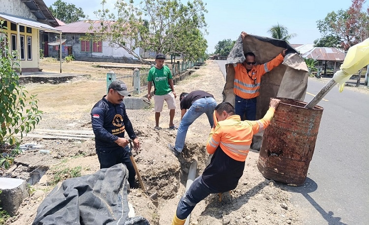 NHM Peduli Rampungkan Program Air Bersih, 105 KK di Desa Tabanoma Rasakan Manfaatnya