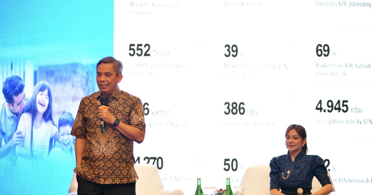 BTN Salurkan KPR Rp552 Triliun, Pangsa Pasar Subsidi Capai 69 Persen