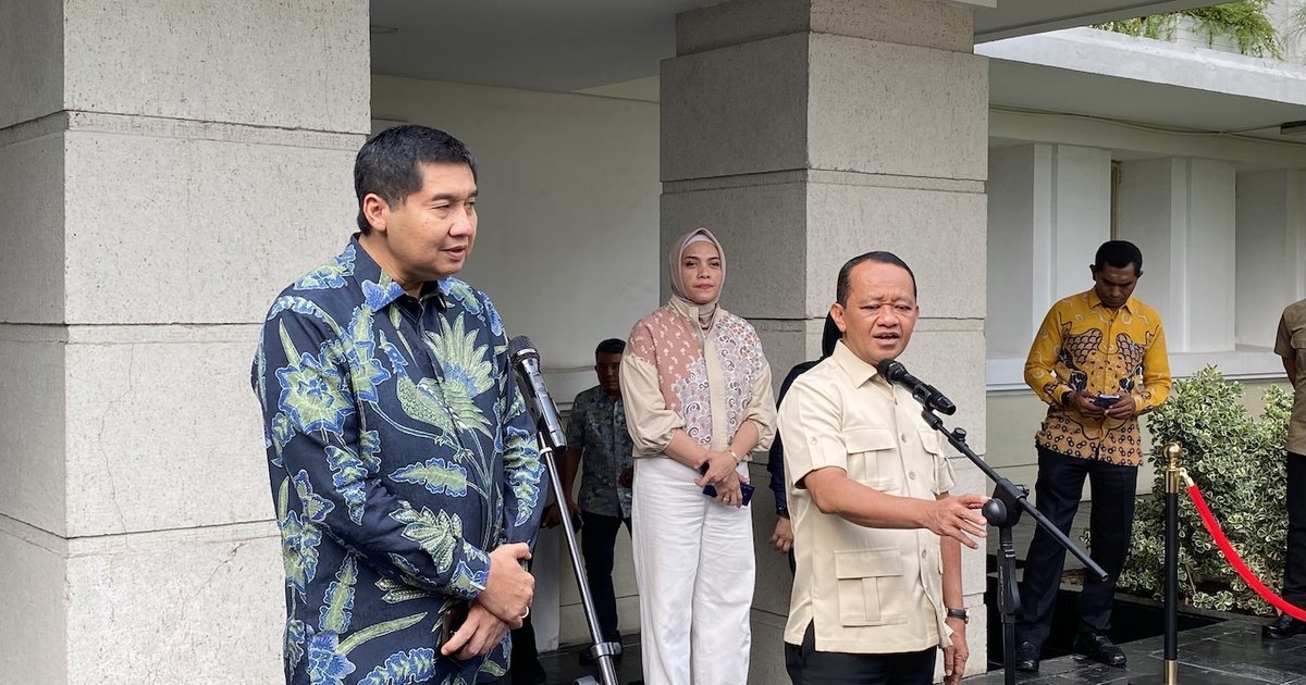 Maruarar Sambangi Menko Bahlil, Bahas Konsep Perumahan Berbasis Jargas dan PLTS