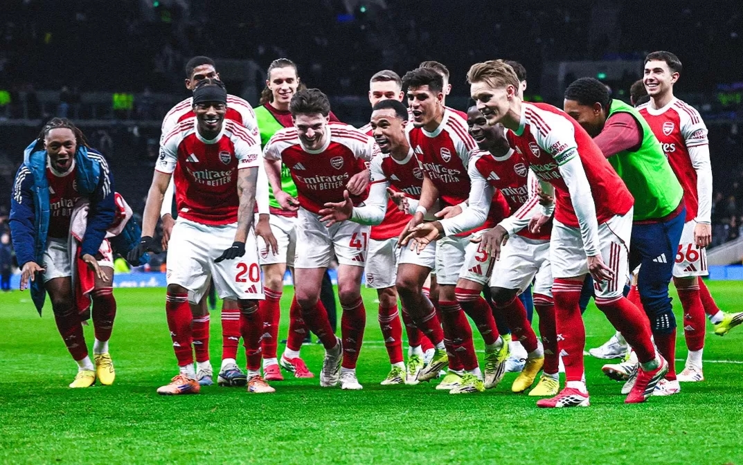 Klasemen Liga Inggris: Benamkan Tottenham 4-1, Arsenal Kembali Unggul 5 Poin di Atas Man City