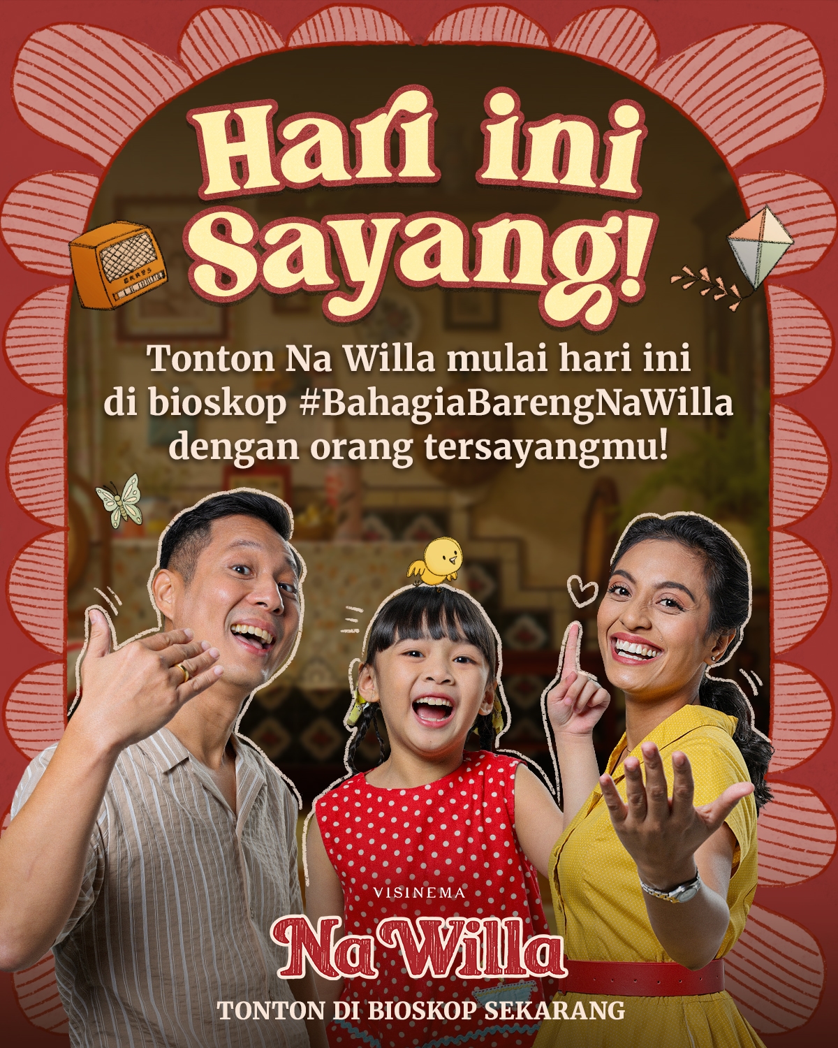 Sudah Tayang di Bioskop, Na Willa Film Paling Membahagiakan untuk Keluarga Saat Lebaran