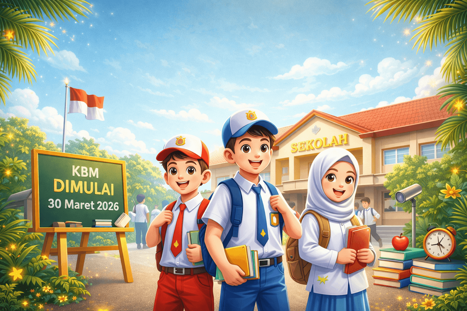 Libur Lebaran 2026 Berakhir Kapan? Ini Tanggal Masuk Sekolah Resmi SD Hingga SMA