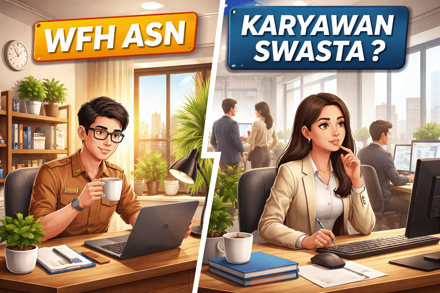 Kebijakan WFH ASN 1 Hari Tiap Jumat, Apakah Swasta Juga Ikut?