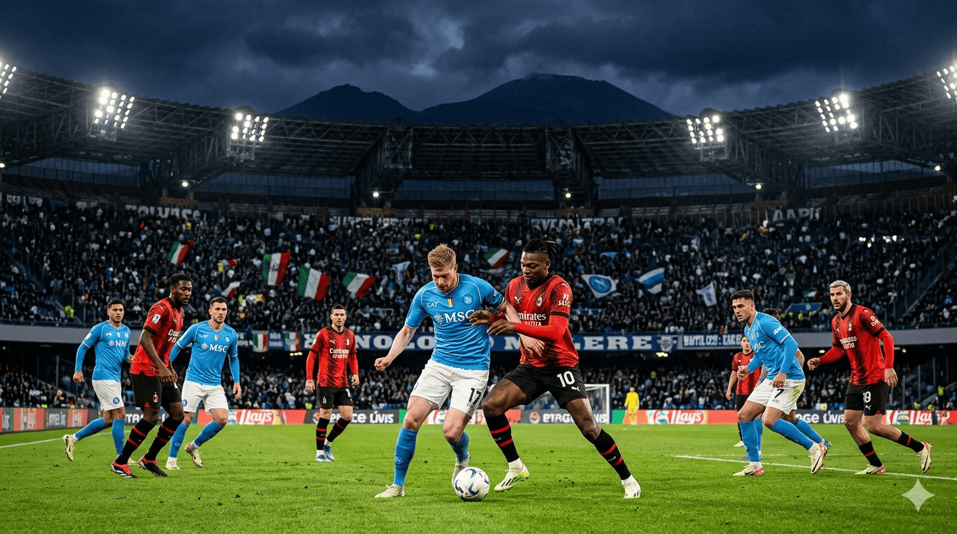 Prediksi Skor Napoli vs AC Milan Serie A 2025/2026: Duel Penentu di Papan Atas