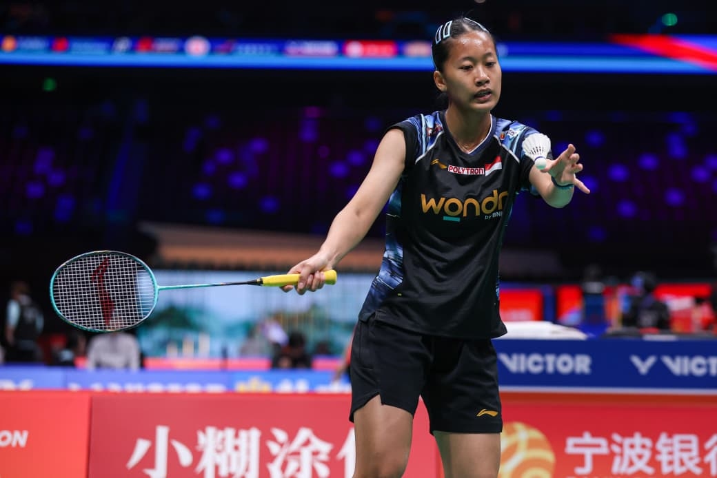 Kejuaraan Bulutangkis Asia: Tampil Dominan, Putri dan Jonatan Lolos ke 16 Besar