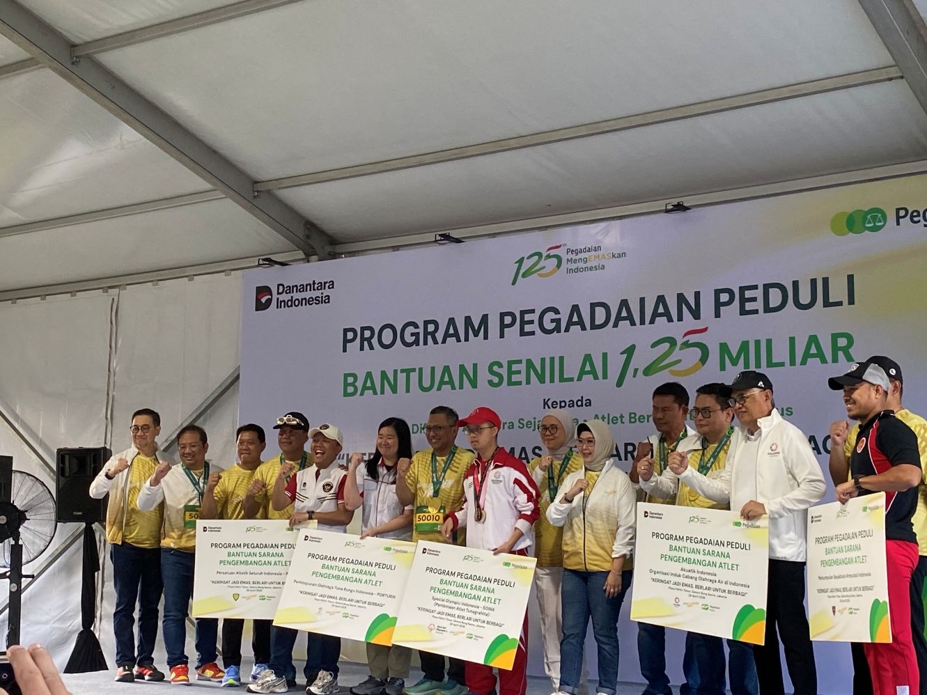 Pegadaian Salurkan Rp1,2 Miliar untuk Dukung Atlet Difabel dan Inklusif
