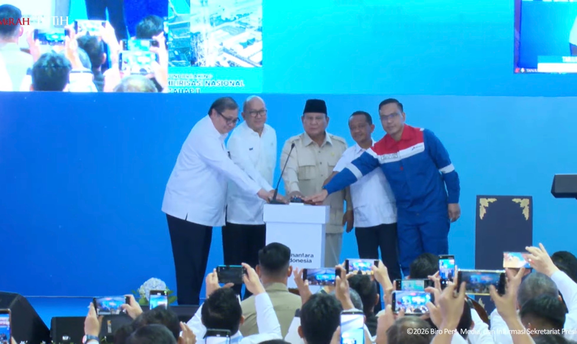 Prabowo Groundbreaking 13 Proyek Hilirisasi Rp116 Triliun, dari Kilang Minyak hingga Biodiesel