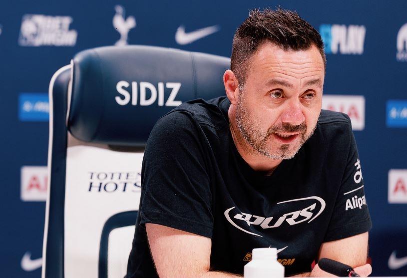 Tottenham di Ambang Turun Kasta, Roberto De Zerbi Tolak 'Pikiran Negatif'