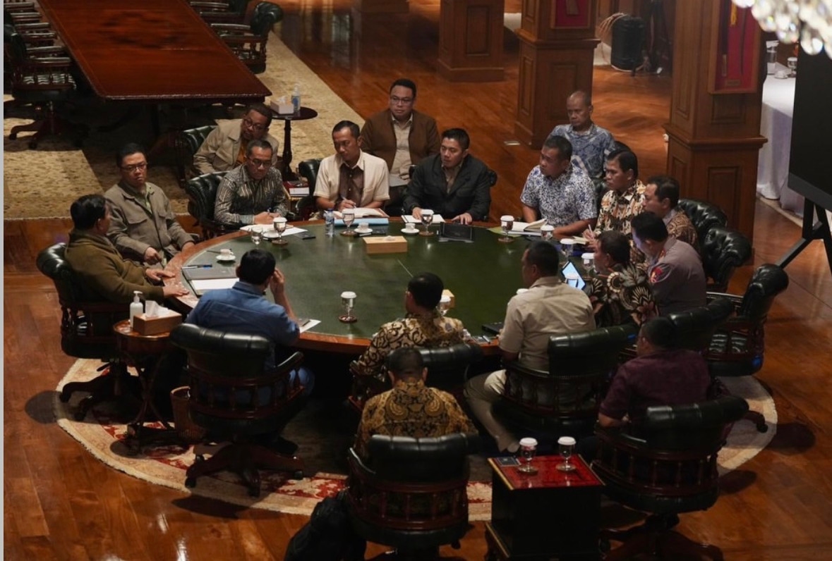 Prabowo Pimpin Ratas di Hambalang, Bahas Pendidikan hingga Keamanan Nasional