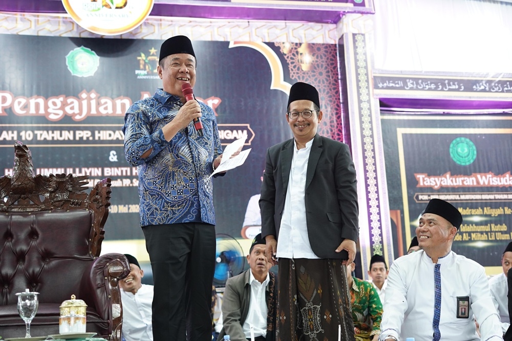 Wagub Sumsel Cik Ujang Hadiri Harlah ke-10 Ponpes Hidayatullah Mubtadiin, Ajak Warga Jaga Kerukunan