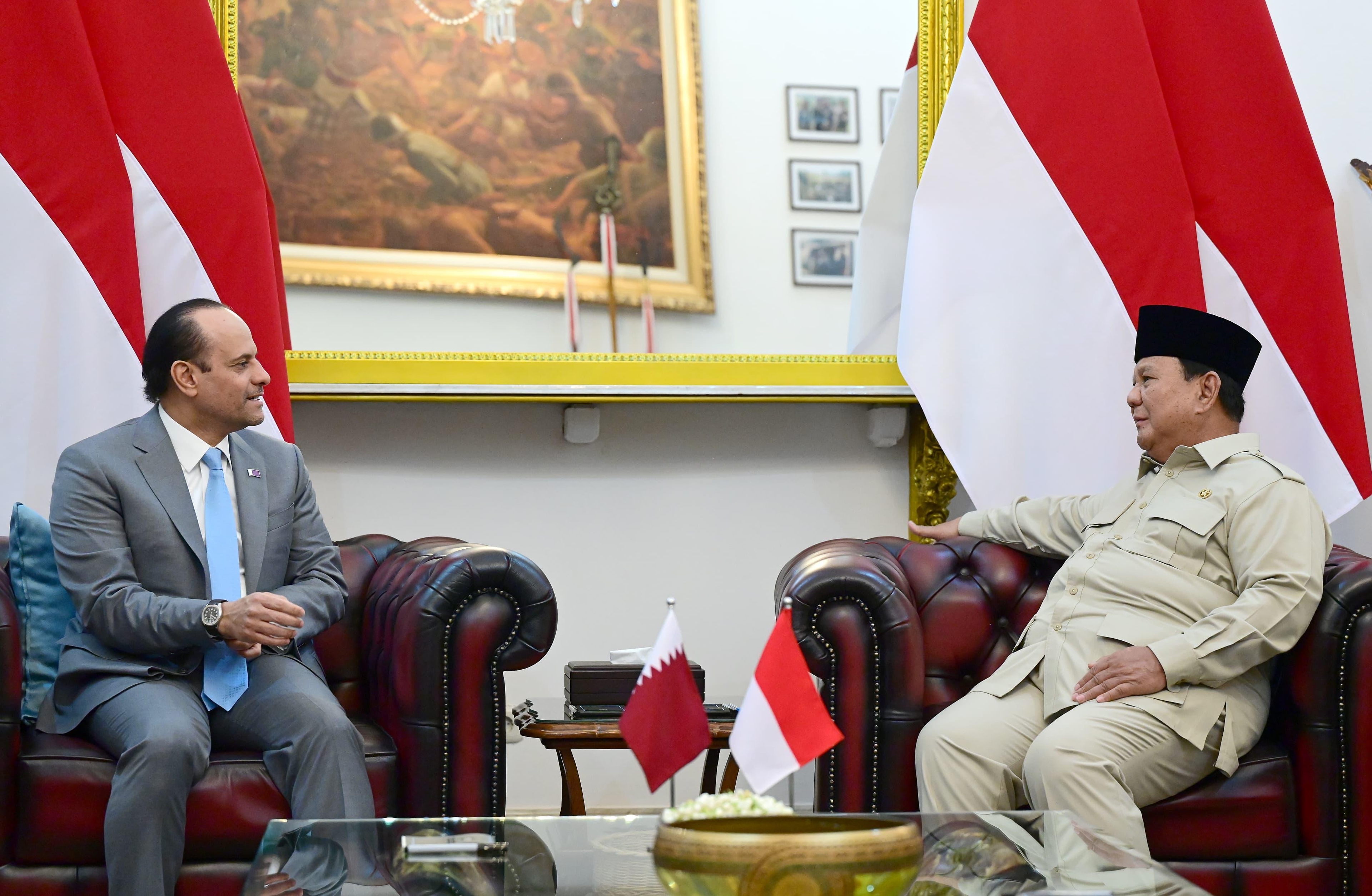 Prabowo Terima Kunjungan Wakil PM Qatar, Tindak Lanjuti Kerja Sama Kedua Negara