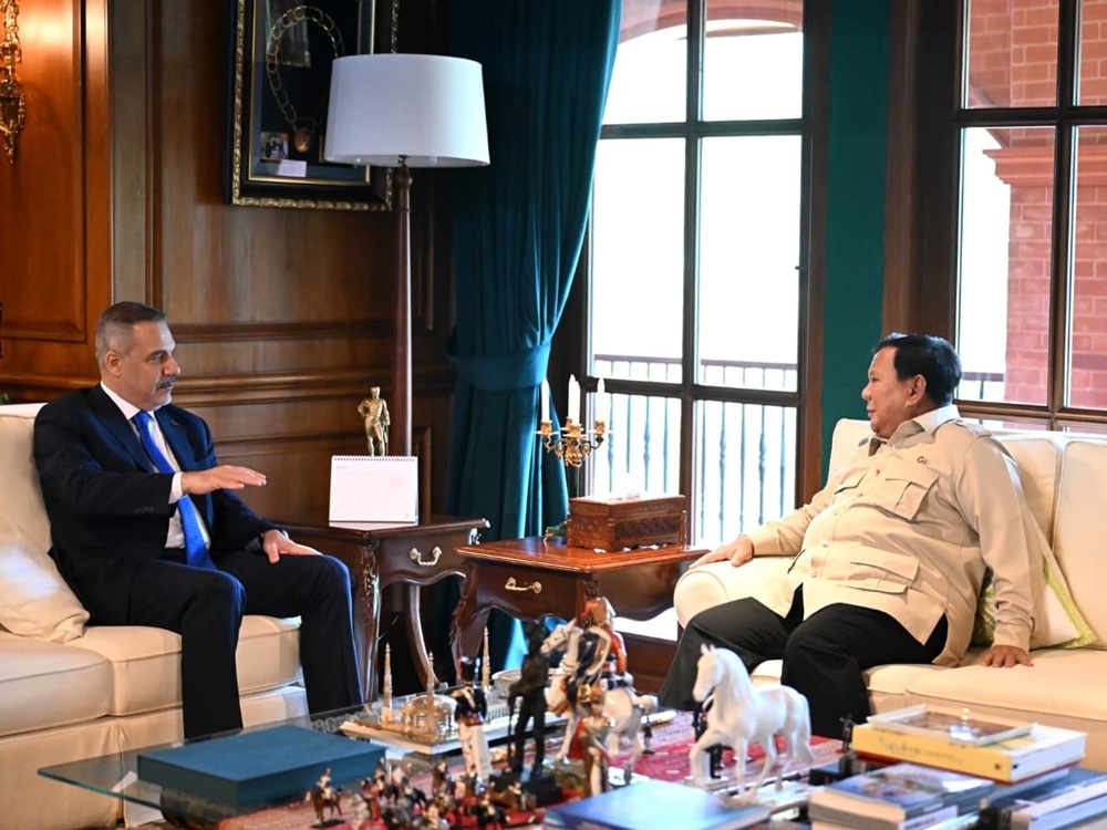 Presiden Prabowo Terima Menlu Turki Hakan Fidan di Hambalang, Perkuat Komunikasi dan Koordinasi