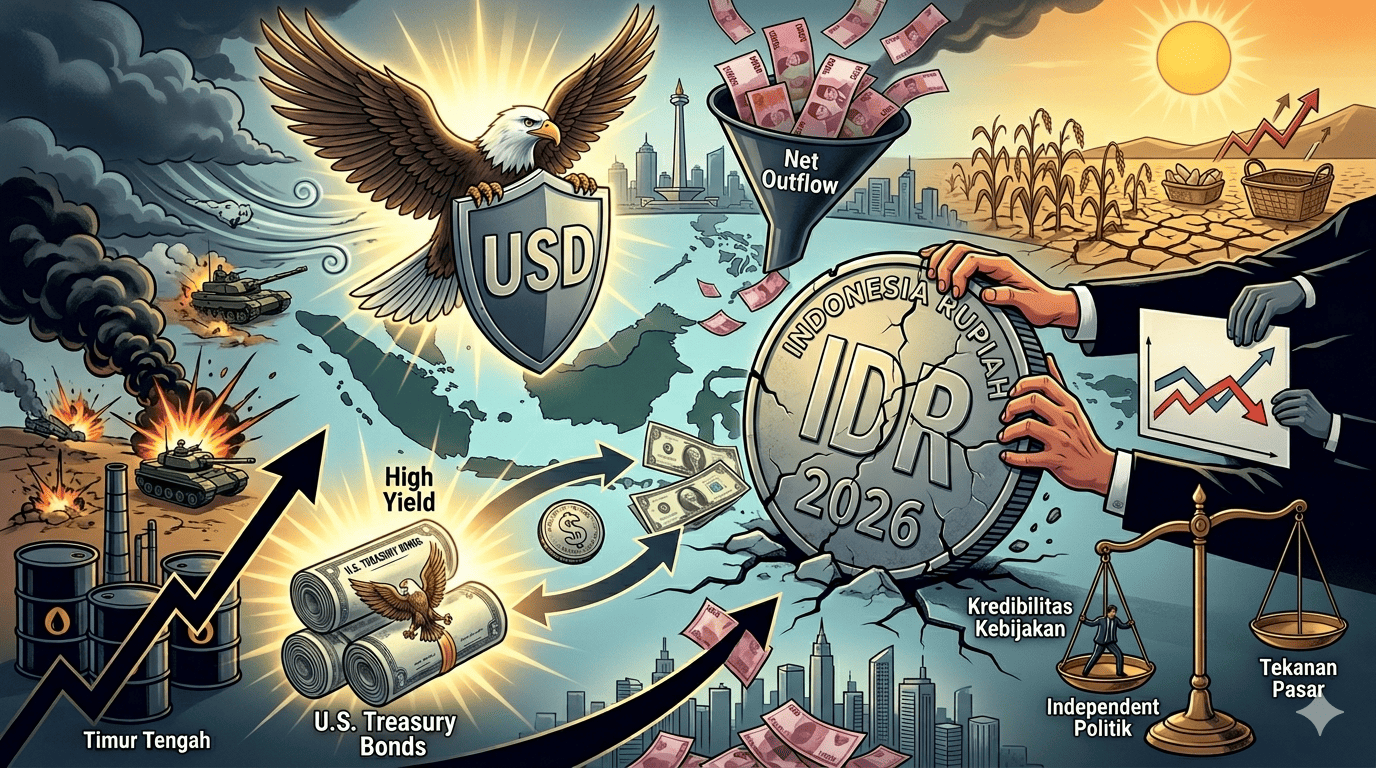 Apa Penyebab Rupiah Melemah? Ini Faktor Global dan Domestik yang Menekan Nilai Tukar pada 2026