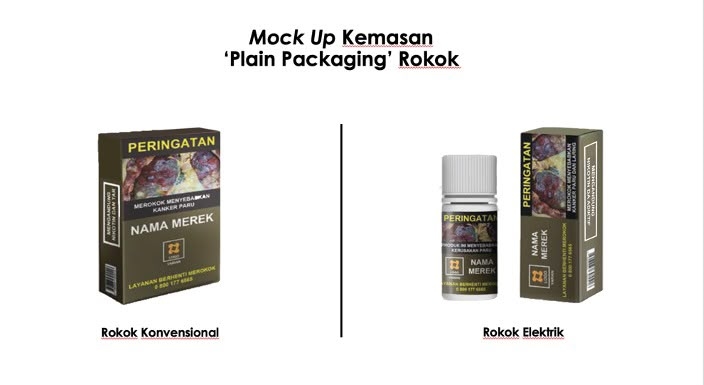 Kemenkes Siapkan Aturan, Bungkus Rokok dan Vape Bakal Dibuat Seragam