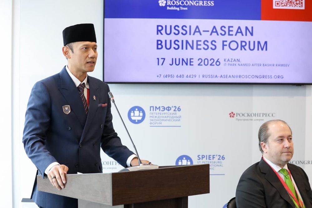 Di Rusia, AHY Tegaskan Kesiapan Indonesia Jadi Jembatan ASEAN-Eurasia