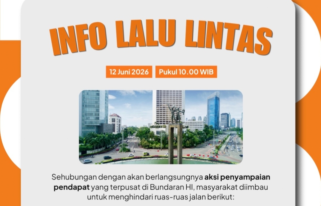 Ada Demo di Bundaran HI, Masyarakat Diimbau Hindari Ruas Jalan Ini