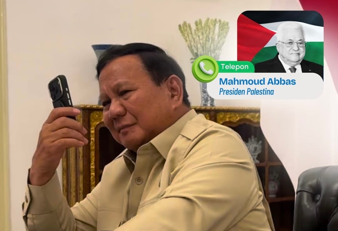 Presiden Palestina Mahmoud Abbas Telepon Prabowo Sampaikan Informasi Terkini