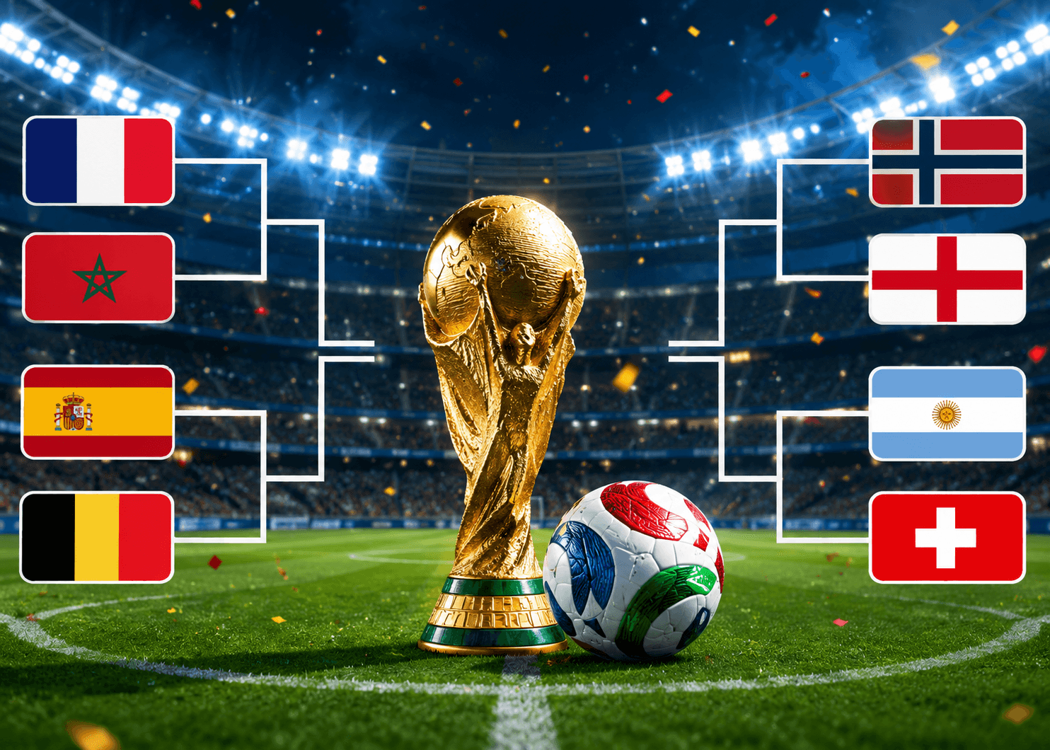 Jadwal 8 Besar Piala Dunia 2026 Lengkap: Cek Jam Tayang WIB, WITA, WIT dan Bagan Perempat Final Terbaru