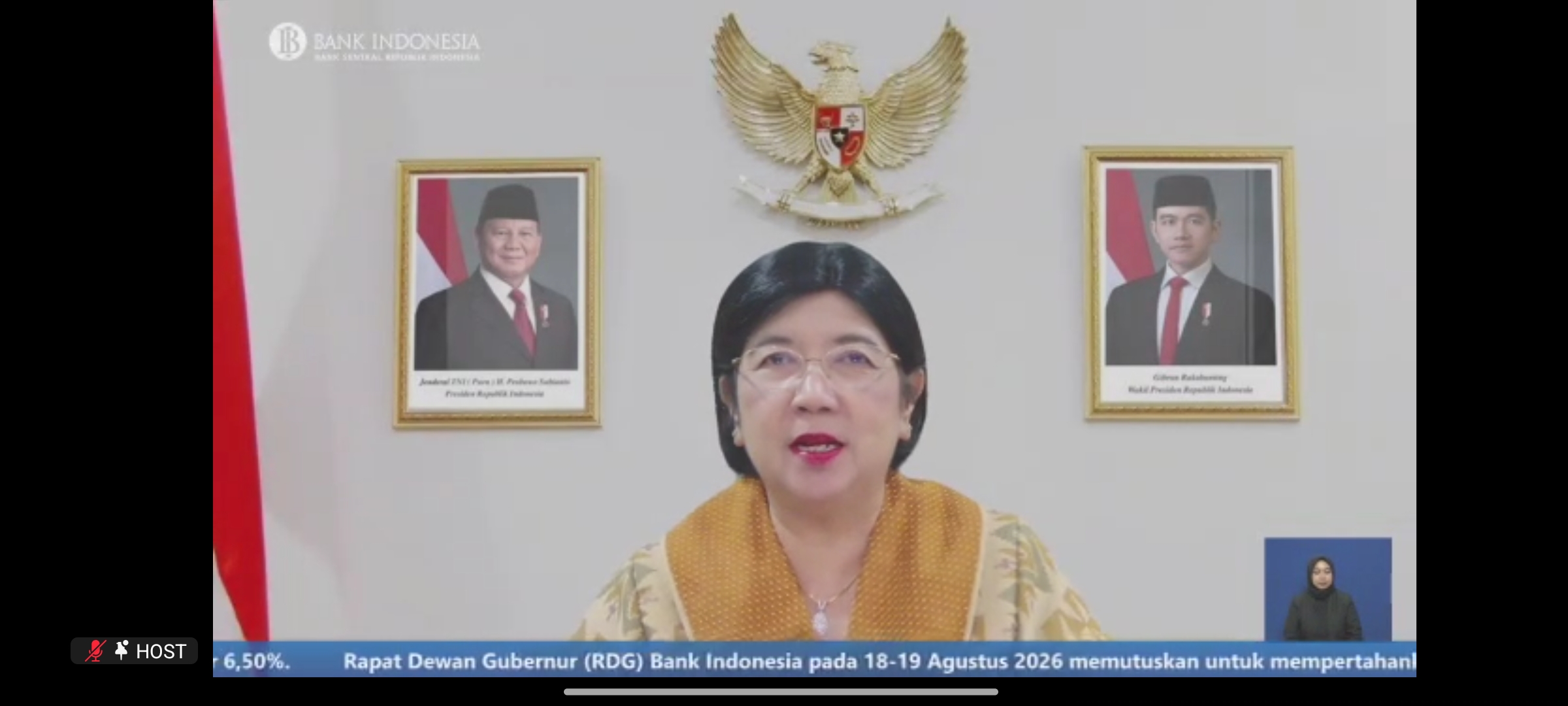 BI Rate Ditahan di 5,75 Persen, BI Siapkan Langkah Akselerasi Kredit dan Likuditas