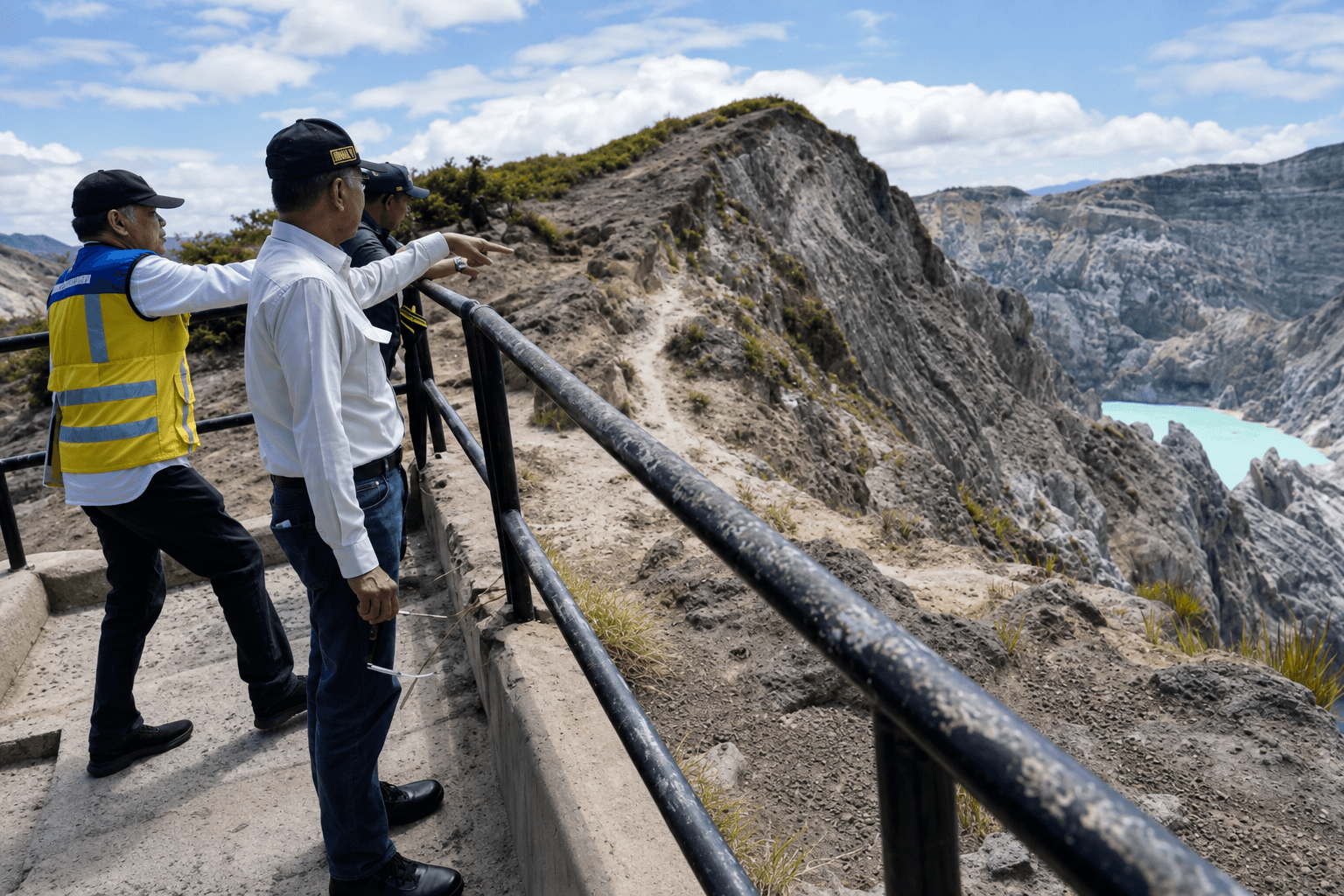 Pasca Gempa NTT, Menteri PU Ungkap Kondisi Retakan dan Longsoran di Danau Kelimutu