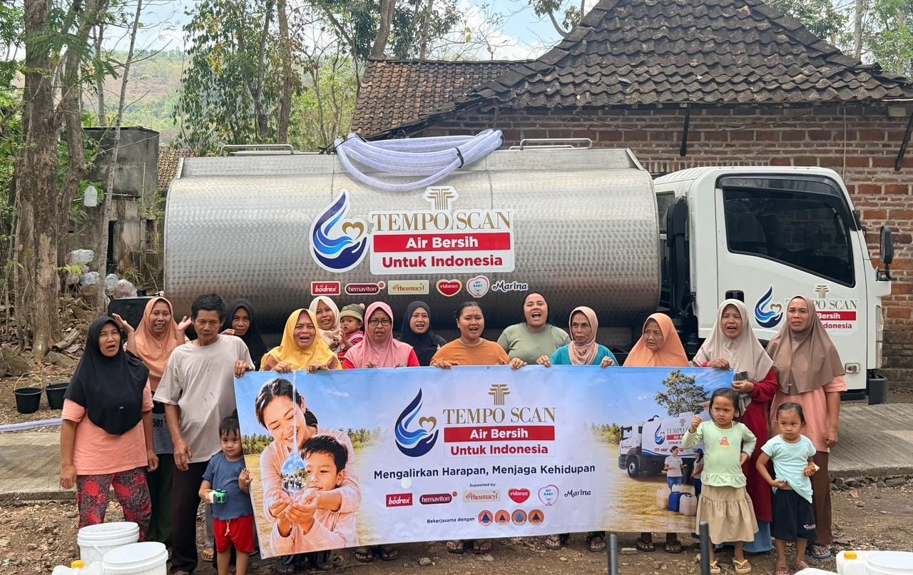Tempo Scan Salurkan 640.000 Liter Air Bersih ke Wilayah Terdampak Kekeringan Ekstrem