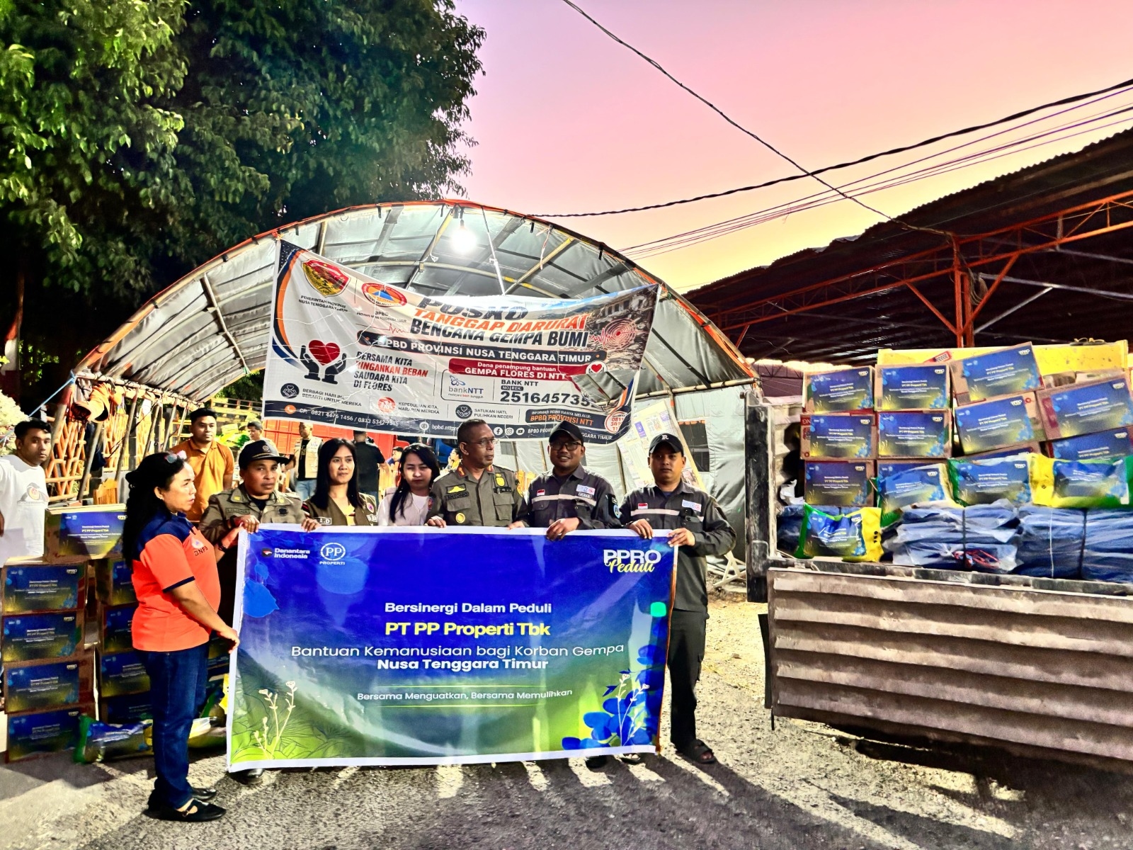 PPRO Salurkan Bantuan untuk Korban Gempa Magnitudo 7,7 di NTT