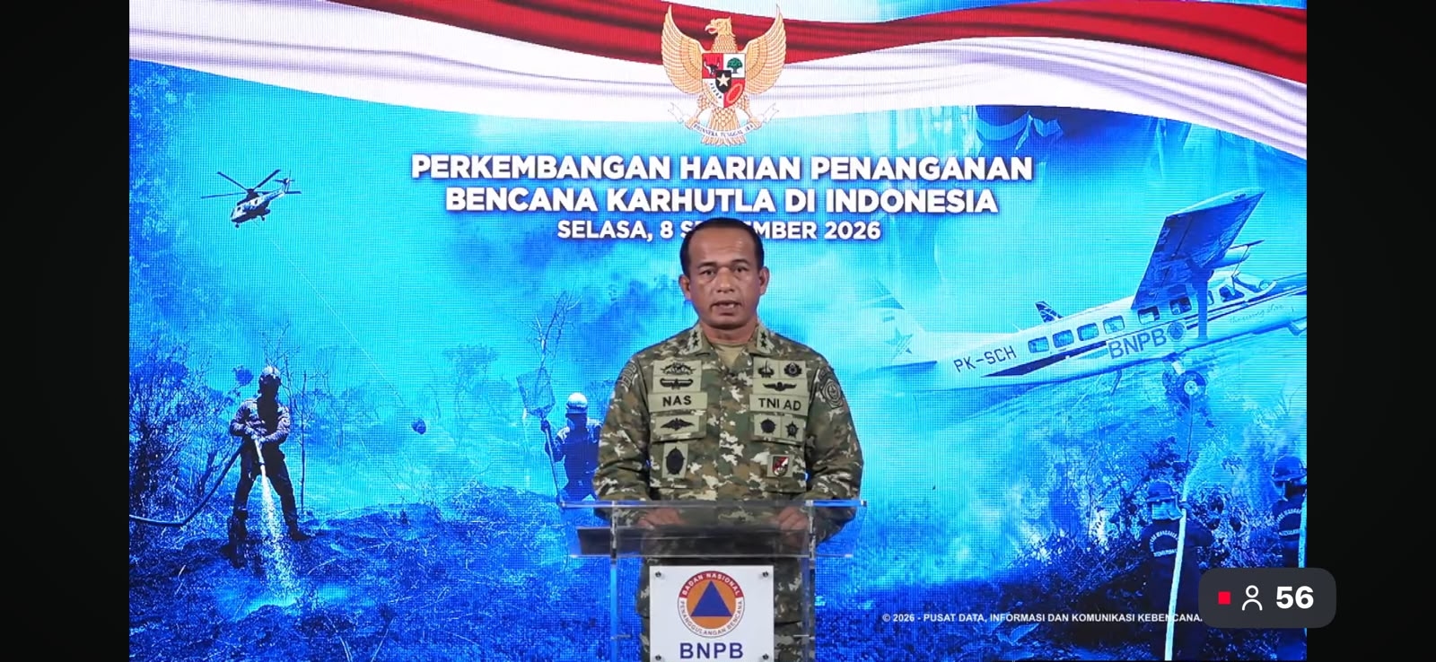 TNI Temukan 316 Titik Sumber Air untuk Jinakkan Karhutla