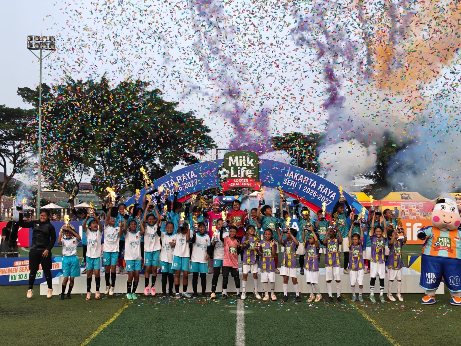Partai Final Dramatis, MilkLife Soccer Challenge 2026-2027 Lahirkan Juara Baru di Jakarta dan Yogyakarta