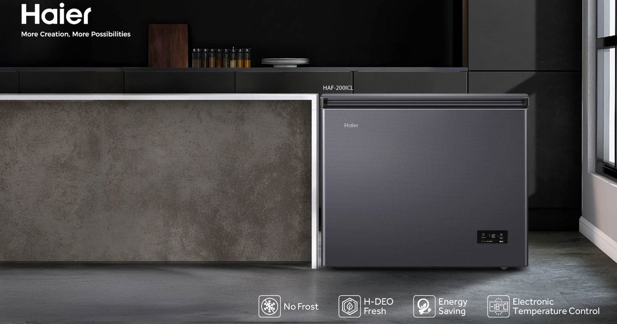 Solusi Penyimpanan Beku Anti Ribet, Haier Luncurkan Freezer HAF-200ICL Bebas Bunga Es