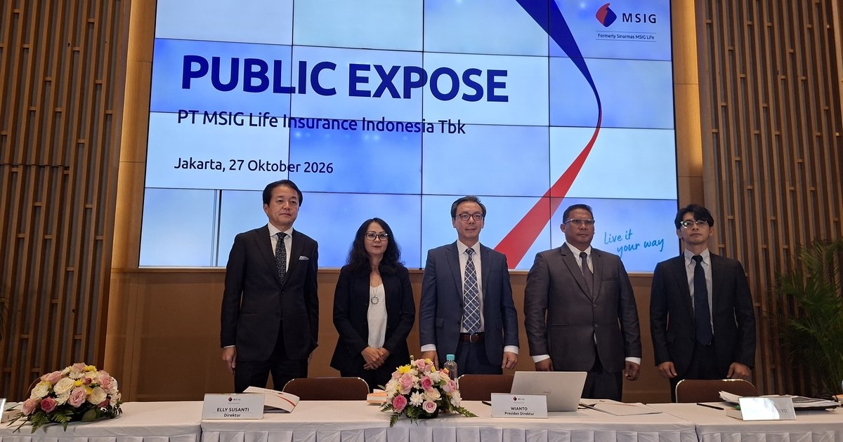 Biaya Medis Naik, MSIG Life Catat Laba Rp181 Miliar, Tumbuh 69 Persen