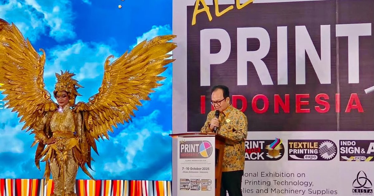 ALLPrint Indonesia 2026 Dibuka, Industri Percetakan Hadapi Perubahan Teknologi
