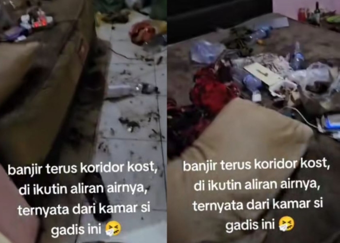 Miris! Kamar Kost Wanita Ini Dipenuhi Sampah Hingga Banjir, Kok Bisa?