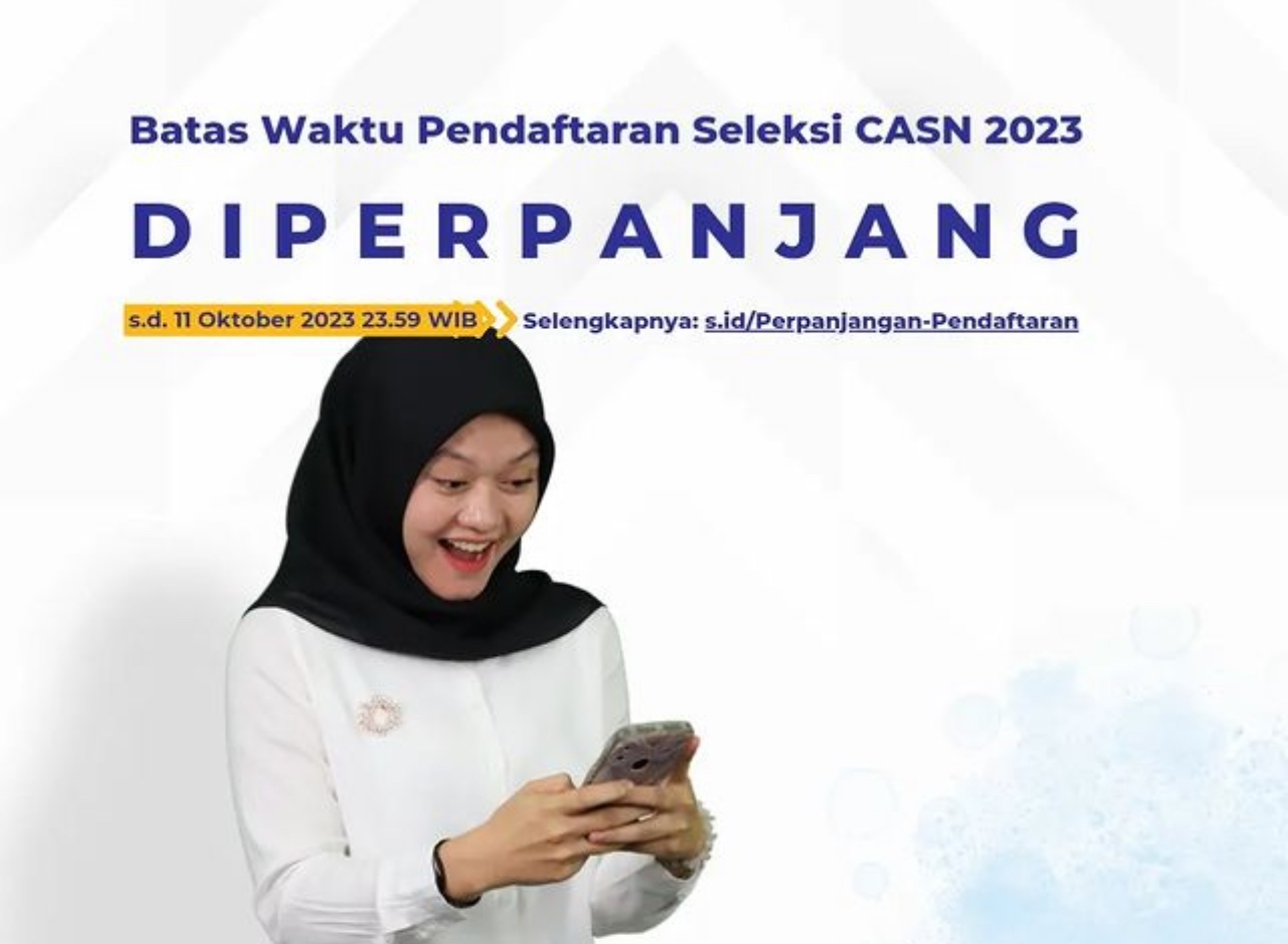 Buruan Gas… Pendaftaran CPNS Dan PPK 2023 Diperpanjang Hingga Besok