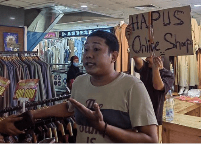 Pedagang Minta Pemerintah Tutup Semua Toko Online, Warganet: Tutup Saja Pasar Tanah Abang