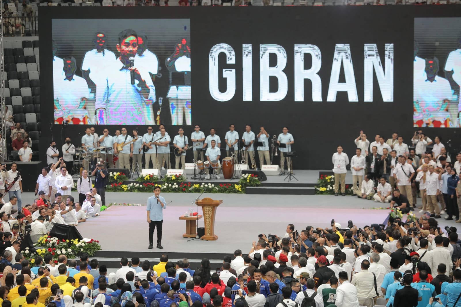 Resmi Jadi Cawapres, Gibran Rakabuming Raka Bocorkan Program Kerja Di Acara Deklarasi KIM