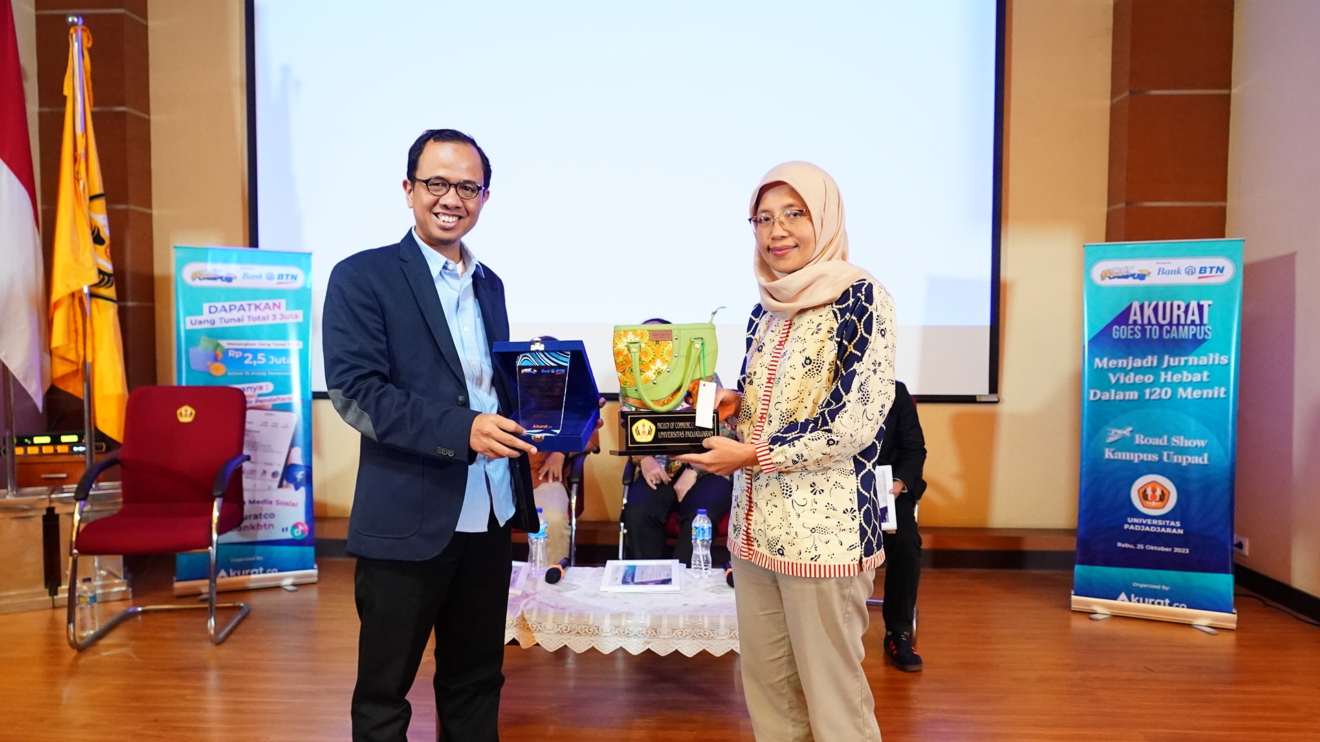 Akurat Bersama Bank BTN Gelar AGTC di Unpad, Disambut Antusias Mahasiswa yang Ingin Jadi Konten Kreator