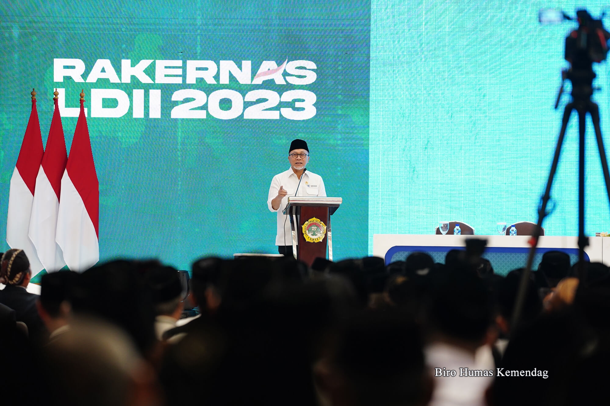 Hadiri Rakernas LDII, Mendag Zulhas: Latih Wirausaha, Ajak Keluarga Buka Warung