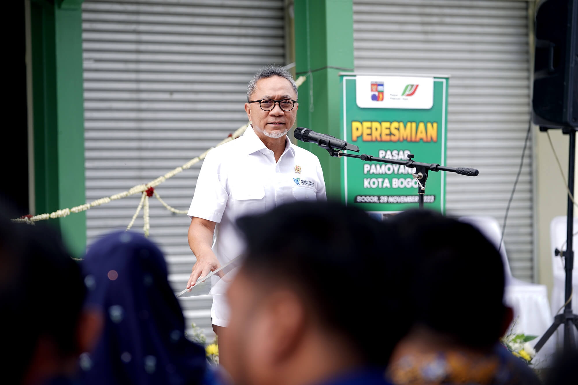 Resmikan Pasar Tanah Baru di Bogor, Mendag Zulhas: Pasar Rakyat Denyut Ekonomi Rakyat