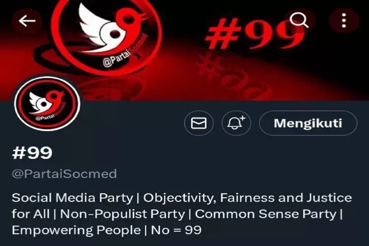 Partai Socmed Dukung Prabowo-Gibran, Netizen: Pilihan Terbaik