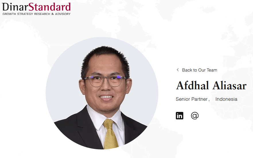 DinarStandard Tunjuk Afdhal Aliasar Jadi Konsultan Senior Untuk Indonesia