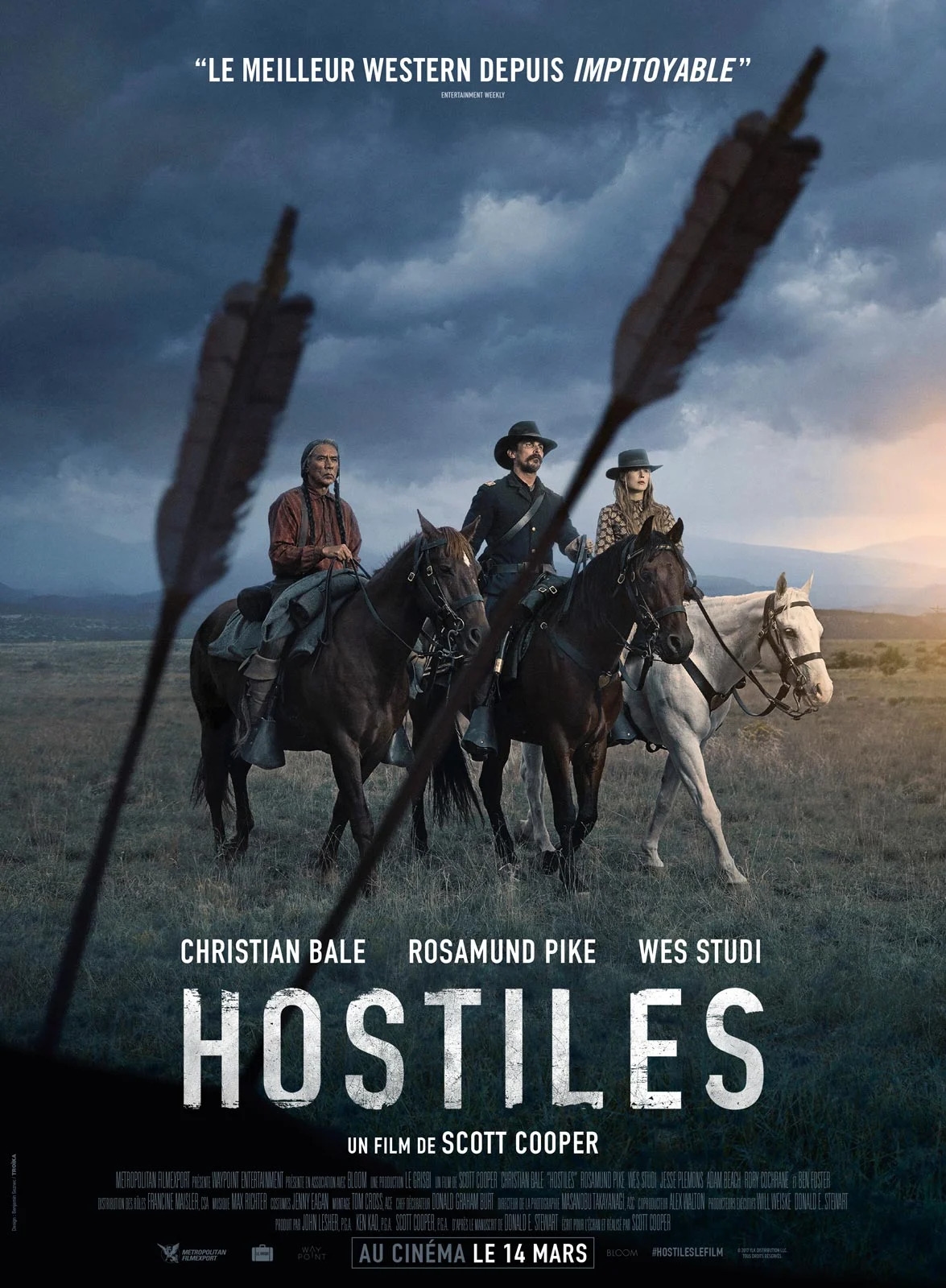 Sinopsis Film Hostiles, Kisah Pertempuran Suku Pedalaman yang Dikepalai Christian Bale