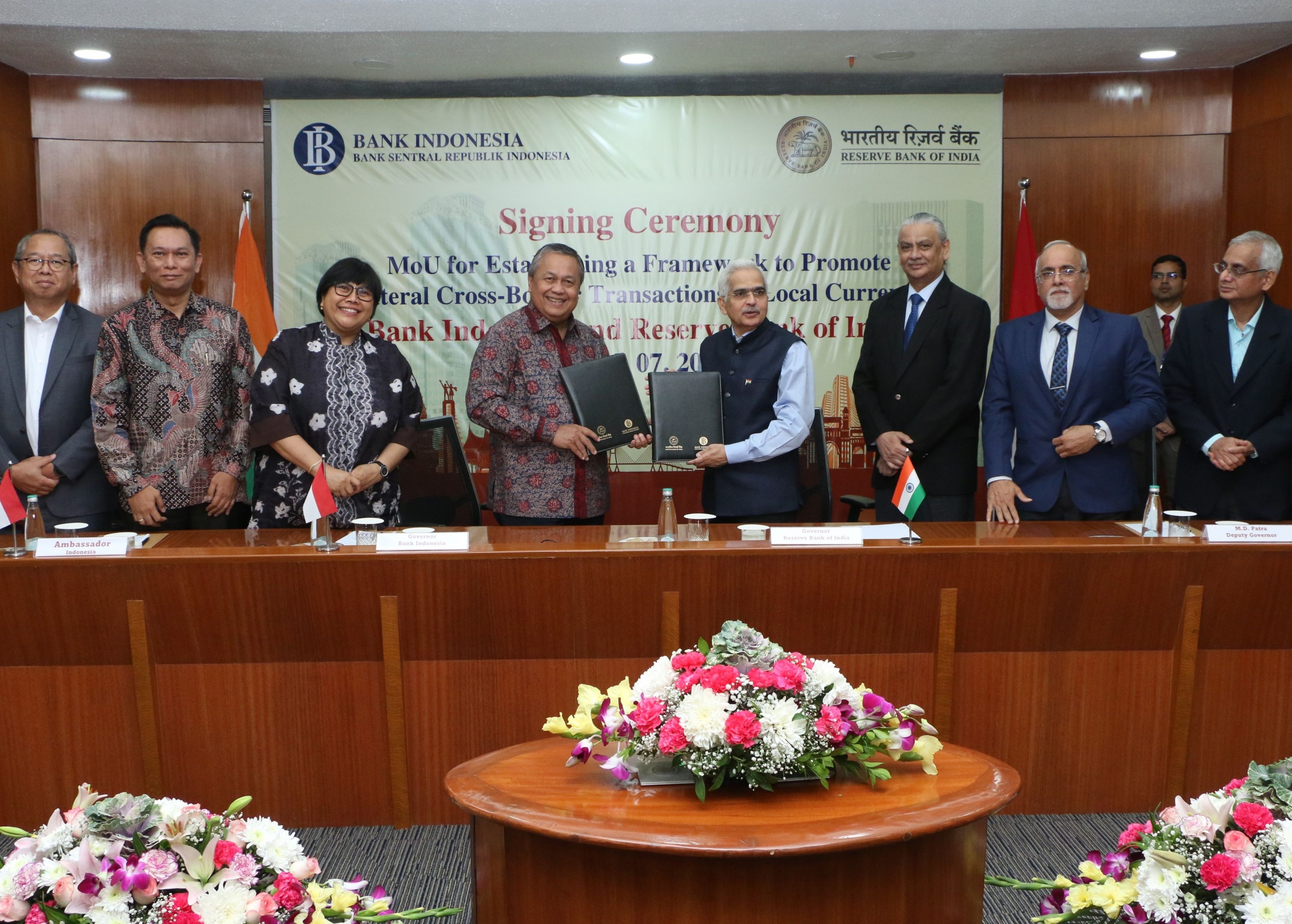 BI dan RBI Teken Kerja Sama Transaksi Bilateral dengan Mata Uang Lokal
