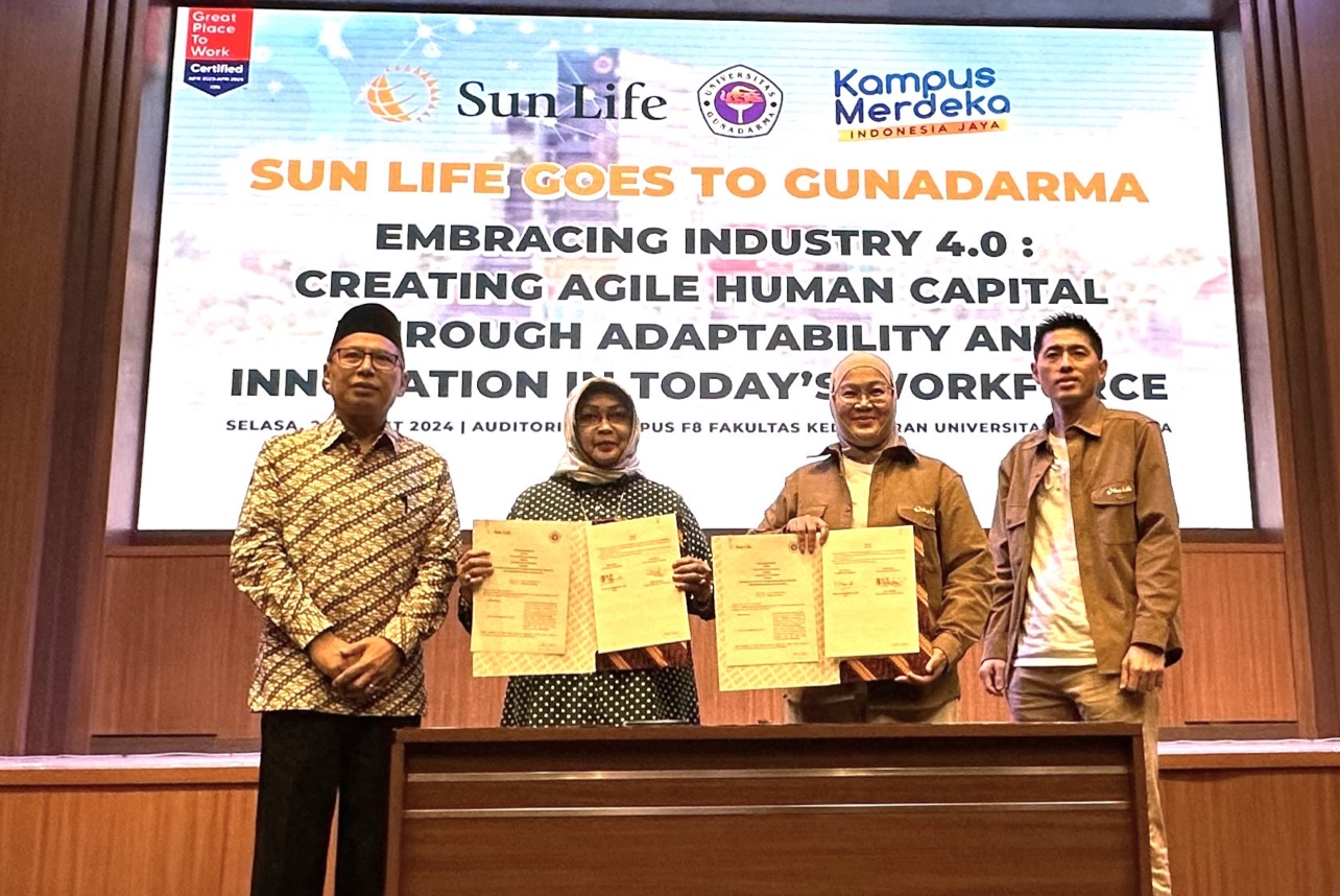 Sun Life Indonesia dan Universitas Gunadarma Berkolaborasi Berdayakan Anak Muda Indonesia