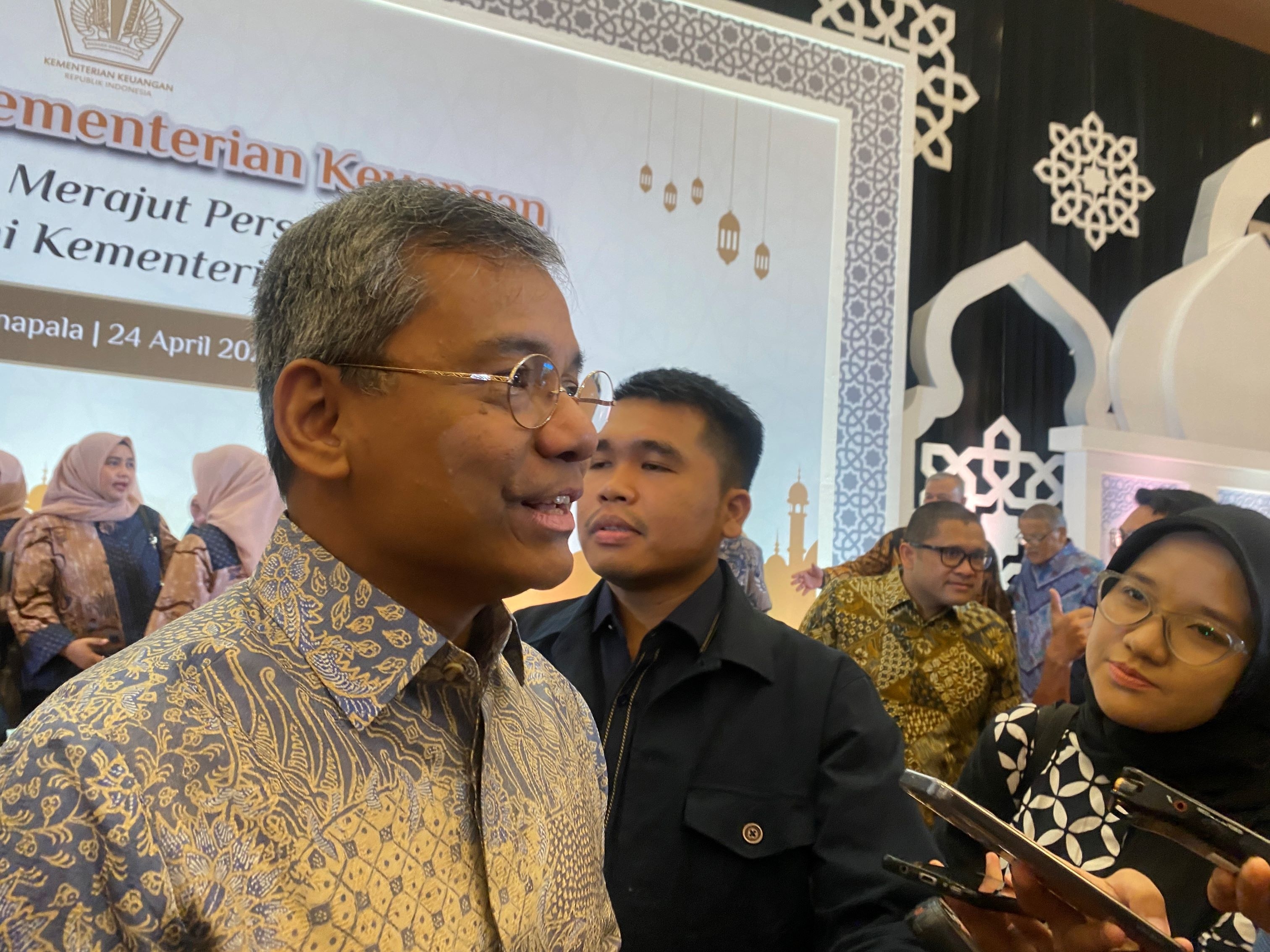 Momen Kemenkeu Gelar Halal Bihalal dengan Awak Media