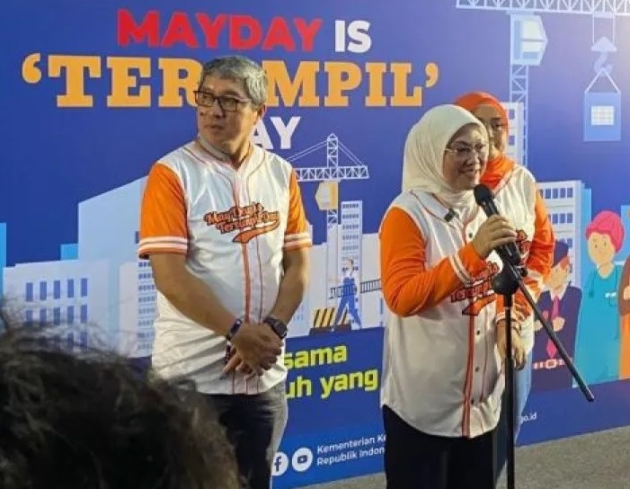 Menaker: Komitmen Pemerintah Sama dengan Buruh