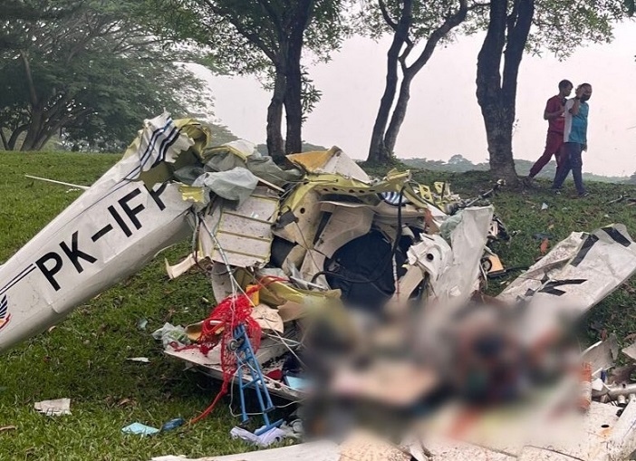 Ketiga Korban Pesawat Jatuh di BSD Meninggal Akibat Benturan di Kepala hingga Dada
