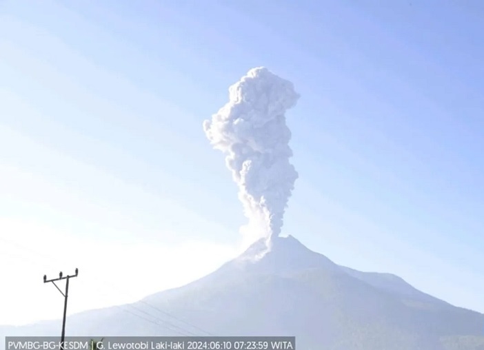 Aktivitas Vulkanik Meningkat, Gunung Lewotobi Naik Status Jadi Siaga