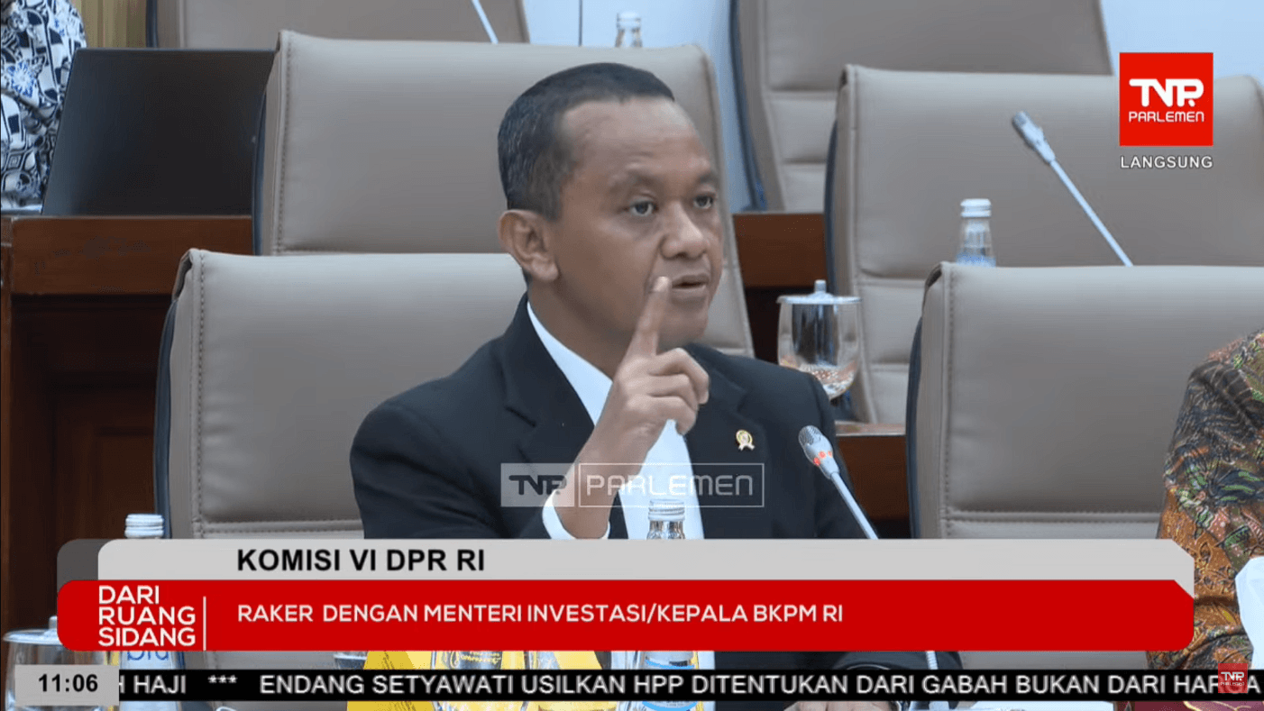 Bahlil Bidik Realisasi Investasi Rp1.850 T di 2025 